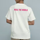 GreenCrystalのHeal the world オーガニックコットンTシャツ