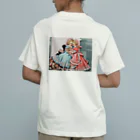 AQUAMETAVERSEの可愛い姉妹たち アメジスト2846 オーガニックコットンTシャツ