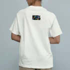 AQUAMETAVERSEの大小の輝くシャボン玉　BLUE PLUM  691 オーガニックコットンTシャツ