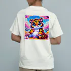 ふわもこパラダイスの虎のハナミチ Organic Cotton T-Shirt