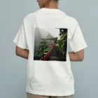 AQUAMETAVERSEの山頂にある神秘的な神社 アメジスト2846 Organic Cotton T-Shirt