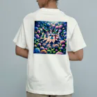 かるるんショップのあじさいと妖精 Organic Cotton T-Shirt