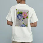 yurisacinの紫陽花 Organic Cotton T-Shirt