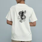 大和の和柄鯉 オーガニックコットンTシャツ