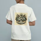 Hakoniwa1144のヴィンテージ風プリント Organic Cotton T-Shirt