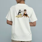 OOKIIINUの大きい犬たち オーガニックコットンTシャツ