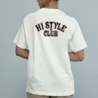 ハワイスタイルクラブの〔Back Print〕 HI STYLE CLUB オーガニックコットンTシャツ