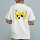 古屋智子（TomokoFuruya）のわんこの茶色ちゃん オーガニックコットンTシャツ