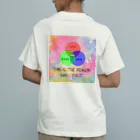 でおきしりぼ子の実験室のidentity_ab_st_and_tb オーガニックコットンTシャツ