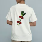 すとろべりーガムFactoryの【バックプリント】 ネギホルダー Organic Cotton T-Shirt