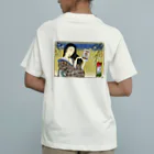 nidan-illustrationの"錦板を遣ふ女の図" #2 オーガニックコットンTシャツ