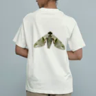 L_arctoaのウンモンスズメ幼虫と成虫 Organic Cotton T-Shirt