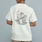 774／nanashiのHAMA FESコラボくじらちゃん オーガニックコットンTシャツ