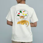 もむのふの爬虫類グッズやさんの夢見るフトアゴちゃんバックプリント Organic Cotton T-Shirt