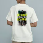 YANOのお店のNO  KENDO，NO LIFE くん オーガニックコットンTシャツ