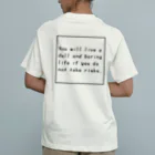 cardboardartzの格言シリーズ オーガニックコットンTシャツ