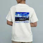 tyhsss-nの白樺と雪景色 Organic Cotton T-Shirt