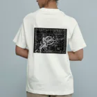 海賊猫 cocoの『銀河鉄道の夜』「さそりの火」➂「ほんたうの幸福」 Organic Cotton T-Shirt