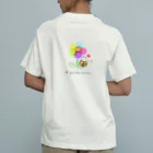 ひろねこさんの冒険*♡･゜の本とお花と♪ Organic Cotton T-Shirt