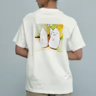 たばすこあまがえるのんこさま色鉛筆画風 オーガニックコットンTシャツ