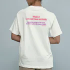 Mona♡ChirolのWorld of Love＆Peace＆SmileーPink Vol.②ー オーガニックコットンTシャツ