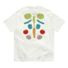 たっちからぁショップのなでなで野菜ビビット Organic Cotton T-Shirt