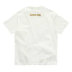 marimo shopのGarden flower モノクロ Organic Cotton T-Shirt