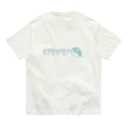 壁かしまくんの作ったものの簡略化されたペンギン オーガニックコットンTシャツ