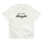 BrightのBright　ロゴTshirt オーガニックコットンTシャツ