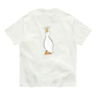 mocaの背中にアヒルついてますよ Organic Cotton T-Shirt