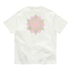 coolbeats🐝💓のハートチャクラ💓アナーハタKASANE-PINK Organic Cotton T-Shirt