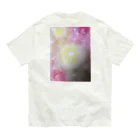 光のパステルアート　Hisaの光のパステルアート　Hikari オーガニックコットンTシャツ