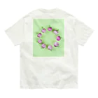 pekopeko no pelo's shop！のマイクロナス②［Back print］ Organic Cotton T-Shirt