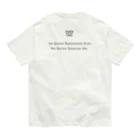 Andiamoのシンプルおひげ。（両面/黒） オーガニックコットンTシャツ