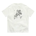 すりみのおみせの鳥獣戯画-うさぎ2023 オーガニックコットンTシャツ