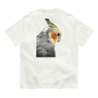 オカメ日記chのオカメインコのグッズ オーガニックコットンTシャツ