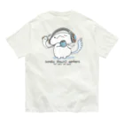 itsuto-こねこしょうしょうめんへらの両面「こわくないじかん」 Organic Cotton T-Shirt