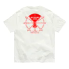 Habirle_PrinceのWind clock R 裏表有り オーガニックコットンTシャツ