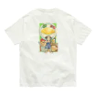 放課後屋のオムライス back print Organic Cotton T-Shirt