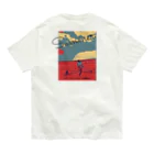 ミニチュアシュナウザー　B&Sのミニチュアシュナウザー　B&S ocean オーガニックコットンTシャツ