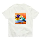 Egao  Creationsの至福のスウィーツ Organic Cotton T-Shirt