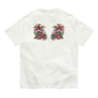 JapaneseArt Yui Shopの咲き誇れ Organic Cotton T-Shirt