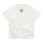 Studio avisのSun Salutation（ブラックプリント） オーガニックコットンTシャツ