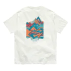 aokitaの【BLUE NORTH】ボルダーデザイン5 Organic Cotton T-Shirt