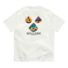 aokitaの【BLUE NORTH】ボルダーアイ2 Organic Cotton T-Shirt