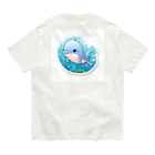 ワクワクセレブレイトのイルカくん Organic Cotton T-Shirt