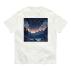 夜景ショップの満天の星空が綺麗なグッズ オーガニックコットンTシャツ