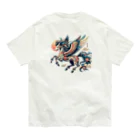 FUMYの雅彩ペガサス - Gasa Pegasus Organic Cotton T-Shirt