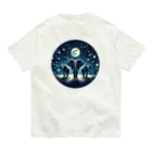 FUMYのNight  Elephant Symphonic オーガニックコットンTシャツ