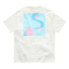 帽子屋の羊のお店の雪どきと雪兎 Organic Cotton T-Shirt